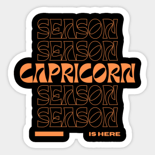 Capricorn Season Sticker
